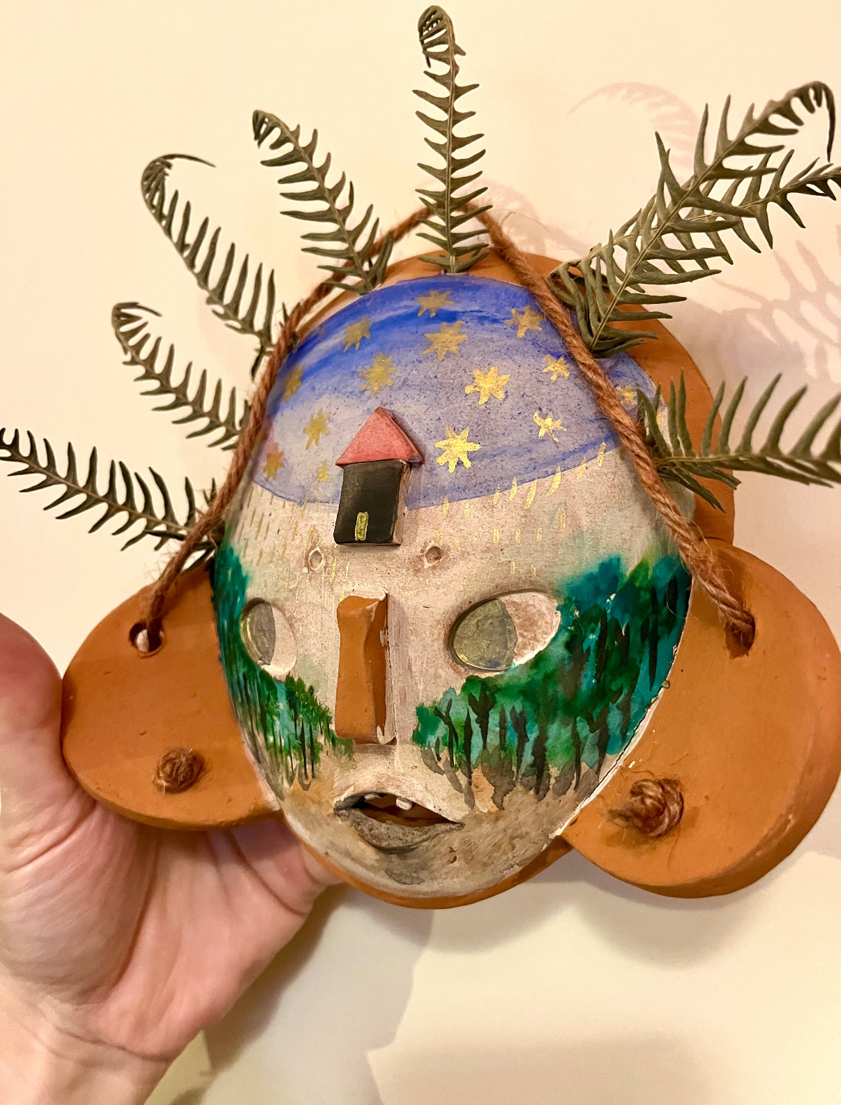 Custom Hand Painted Mini Mask