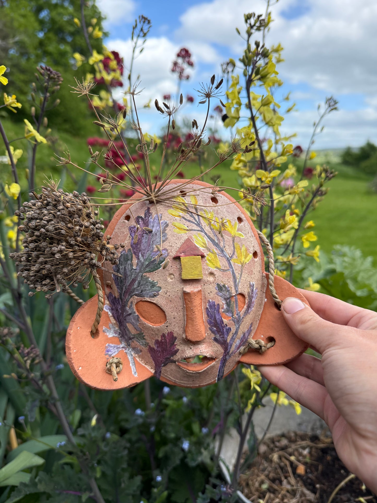 Flowering Kale Mini Mask