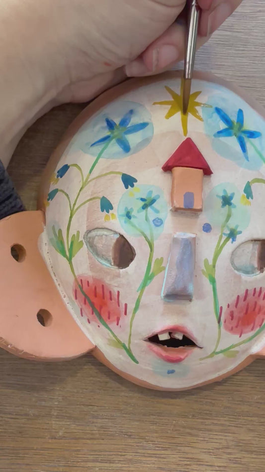 Custom Hand Painted Mini Mask